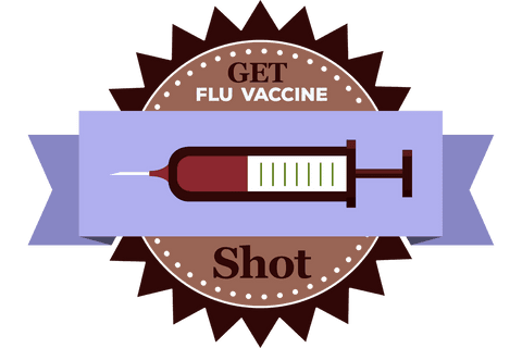 transparent badge design get flu vaccine shot illustration - Download Free Stock Videos Pikwizard.com