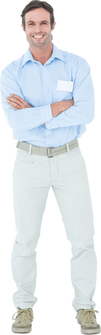 Confident Businessman in Light Attire with Transparent Background - Download Free Stock Videos Pikwizard.com