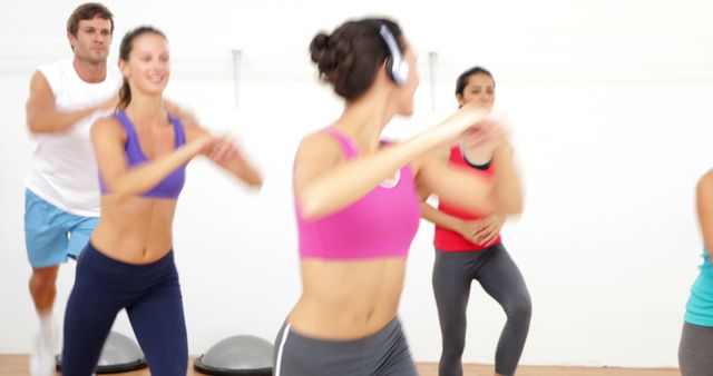 Diverse Group in Zumba Fitness Dance Class - Download Free Stock Images Pikwizard.com