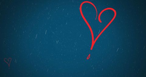 Red Hearts on Blue Background Symbolizing Love and Romance - Download Free Stock Images Pikwizard.com