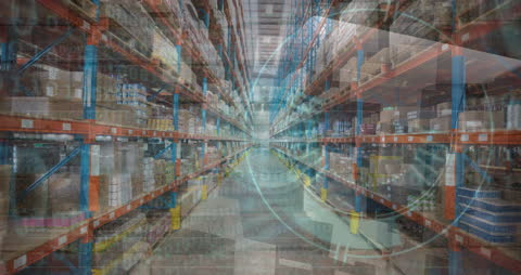 Advanced Warehouse with Digital Overlay for Global Networking Solutions