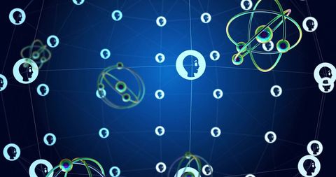 global network and artificial intelligence connections - Download Free Stock Images Pikwizard.com