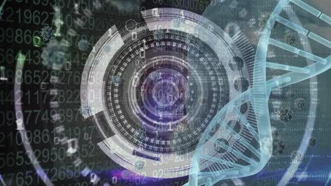 Futuristic Technology Blueprint Background with Complex Data