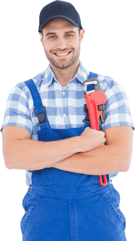 transparent confident repairman holding adjustable spanner enthusiastically - Download Free Stock Videos Pikwizard.com
