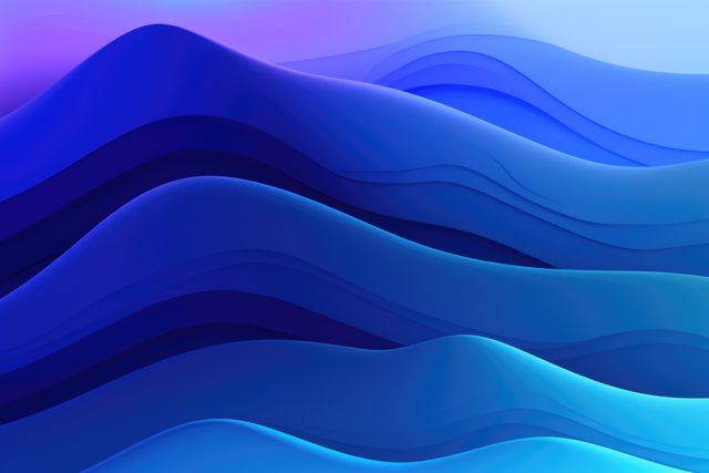 Abstract Blue and Purple Wave Patterns in Gradient - Download Free Stock Images Pikwizard.com