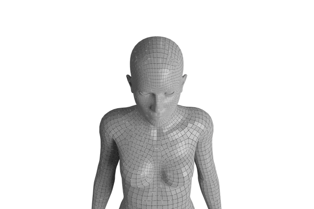 3D Model of Woman on Transparent Background for Digital Illustration - Download Free Stock Videos Pikwizard.com