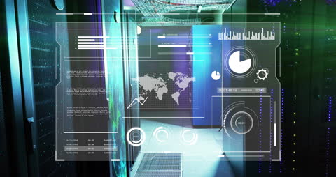 Futuristic Data Processing in Server Room