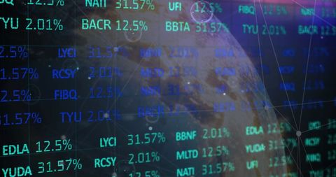 Global Financial Data Technology Interface Display - Download Free Stock Images Pikwizard.com