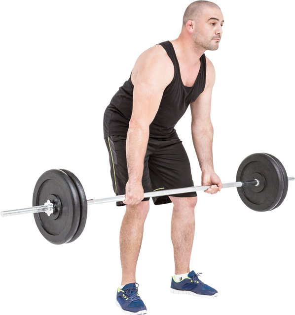 Strong Man Lifting Barbell on Transparent Background - Download Free Stock Videos Pikwizard.com