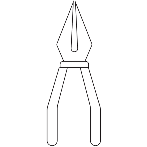 digital tongs on transparent background vector illustration - Download Free Stock Videos Pikwizard.com