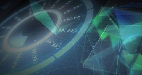 Futuristic Network Connections and Data Processing Visualization - Download Free Stock Images Pikwizard.com