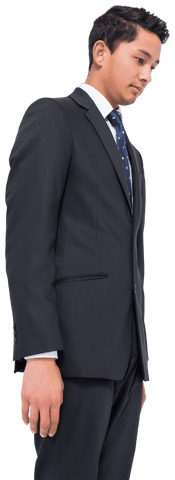 Sad Asian Businessman Looking Down Transparent Background - Download Free Stock Videos Pikwizard.com