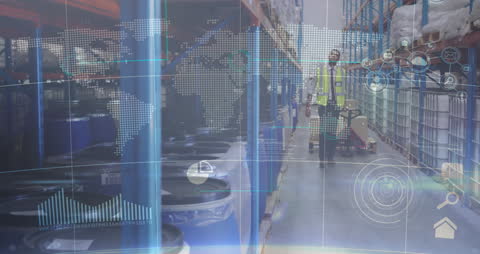 Innovative Warehousing with Digital Data Overlay