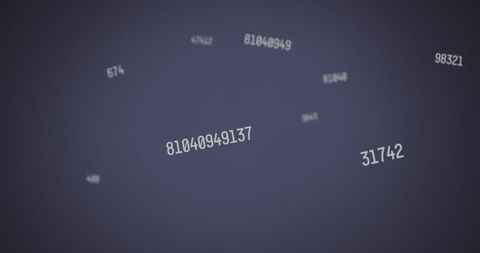 Falling Digital Numbers on Blue Background for Educational Design - Download Free Stock Images Pikwizard.com