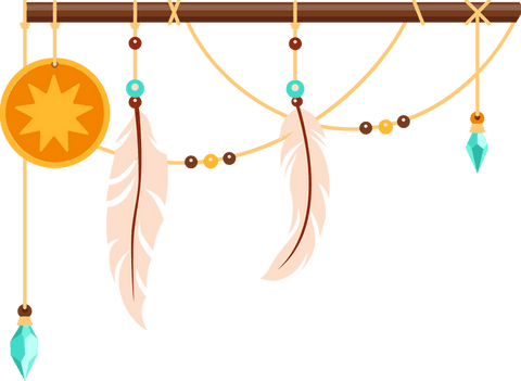 transparent bohemian dreamcatcher charm with feathers and crystals - Download Free Stock Videos Pikwizard.com