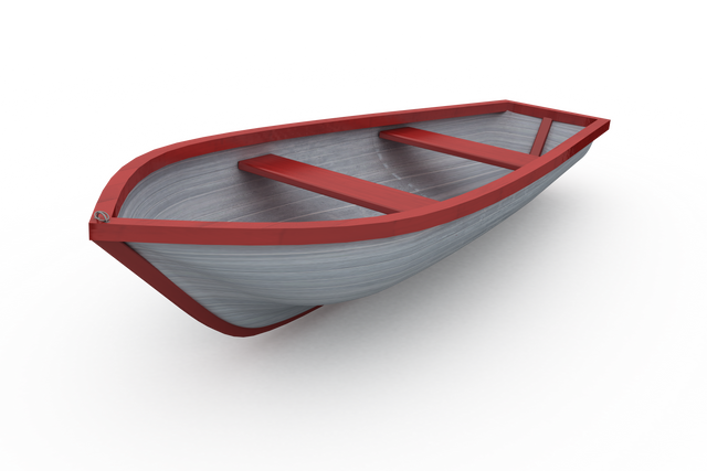 Transparent Red and White Painted Boat for Graphic Design Projects - Download Free Stock Videos Pikwizard.com