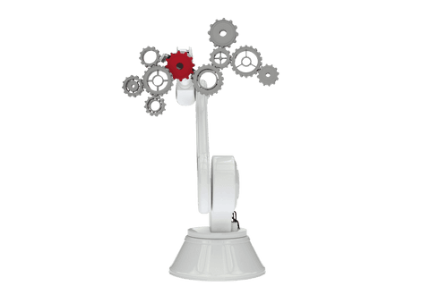 Transparent Robotic Arm with Floating Gears in Motion - Download Free Stock Videos Pikwizard.com