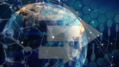 Global Connectivity Network Concept with Earth Visualization