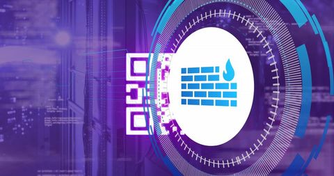 Data Processing Security Concept with Digital Wall Icon - Download Free Stock Images Pikwizard.com