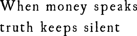 Transparent text illustration money silence concept