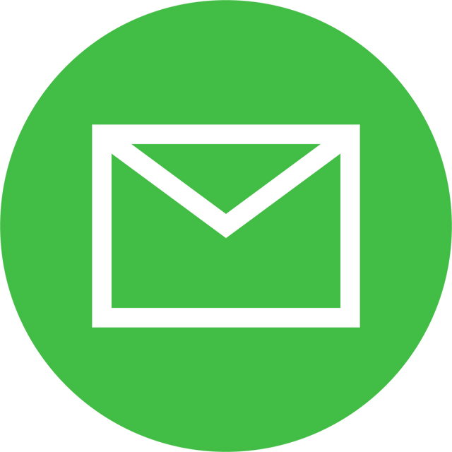 Transparent Green Circle with Envelope Icon Forming Mail Symbol - Download Free Stock Videos Pikwizard.com