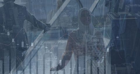 Global Businesswoman Strategies with Digital Finance Concepts