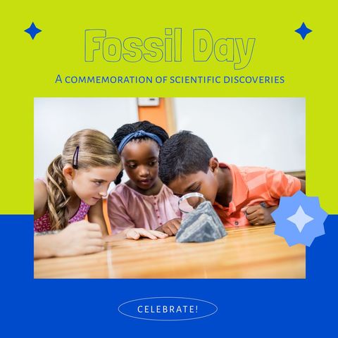 curious schoolchildren examining fossil in classroom exploration - Download Free Stock Templates Pikwizard.com