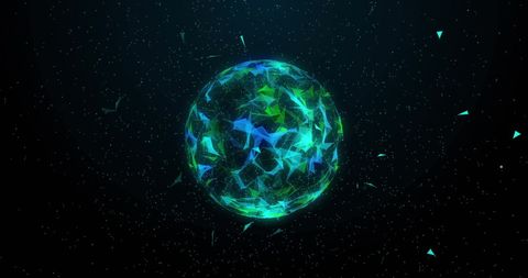 Glowing Molecular Globe with Genetic Strand Overlay - Download Free Stock Images Pikwizard.com