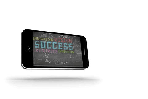 transparent smartphone success plan illustration on chalkboard - Download Free Stock Videos Pikwizard.com