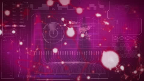 Futuristic Data and Molecule Interface Concept