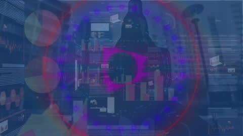 Dynamic Animation of Financial Data Over Cityscape Horizon