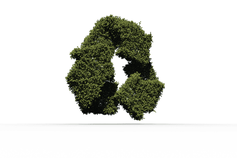 sustainable concept of transparent green leaf recycling symbol - Download Free Stock Videos Pikwizard.com