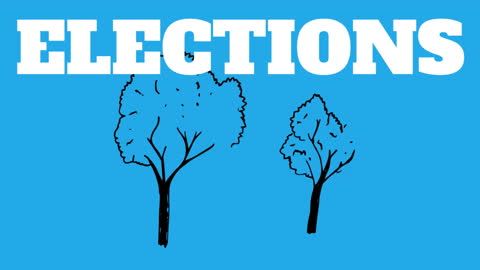 This vibrant graphic combines electoral themes with nature videory. Ideal for social media campaigns, educational materials about the importance of voting, or digital content focused on political engagement and awareness. Use to inspire participation and promote civic responsibility.