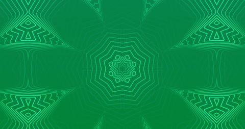 Hypnotic Kaleidoscope Design with Green Abstract Patterns - Download Free Stock Images Pikwizard.com