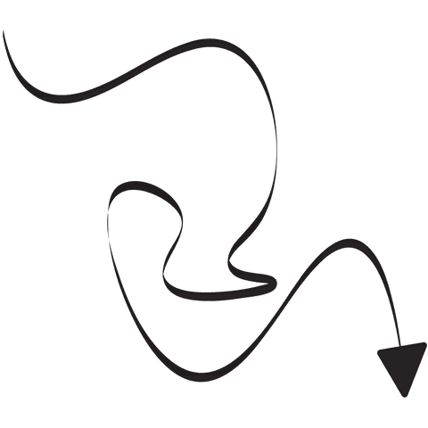 Swirling Black Arrow on Transparent Background Illustration - Download Free Stock Videos Pikwizard.com