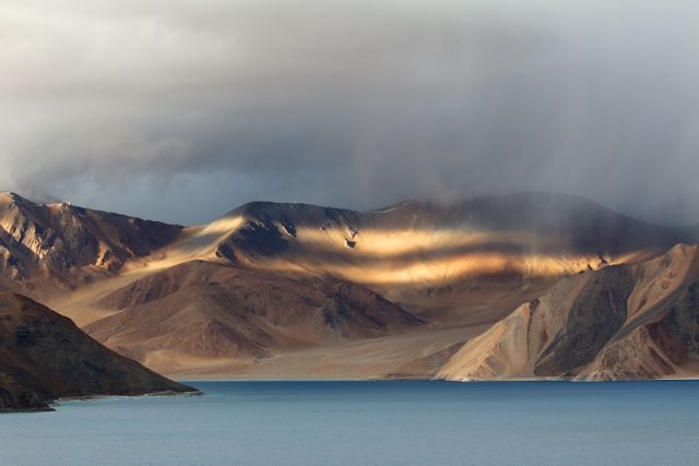 Dramatic Landscape with Mountains, Clouds, and Lake - Download Free Stock Images Pikwizard.com