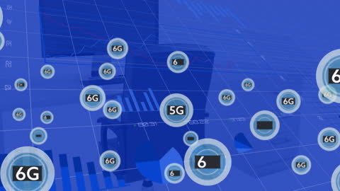 6G Technology with Data Visualization in Modern Workspace