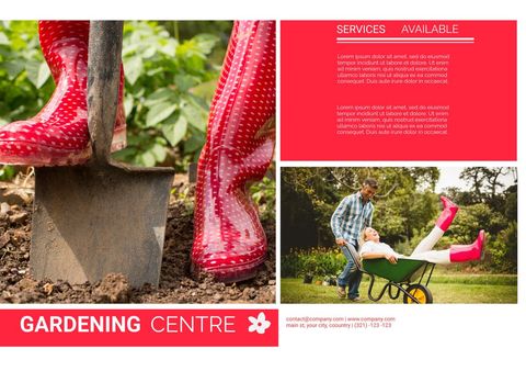 joyful family gardening with vibrant red boots and playful interaction - Download Free Stock Templates Pikwizard.com