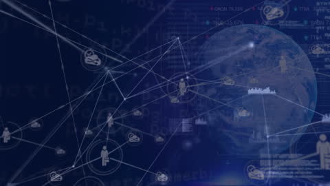 Global Digital Connectivity and Trade Network Animation