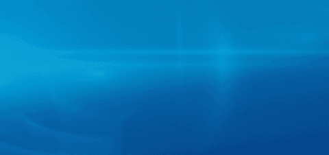 Blue rectangular abstract shape on transparent background