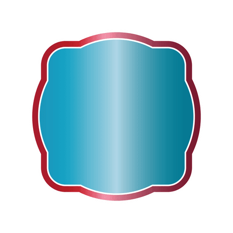 elegant transparent blue frame with red border - Download Free Stock Videos Pikwizard.com