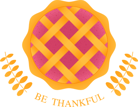 festive transparent pie with lattice and thankful message - Download Free Stock Videos Pikwizard.com