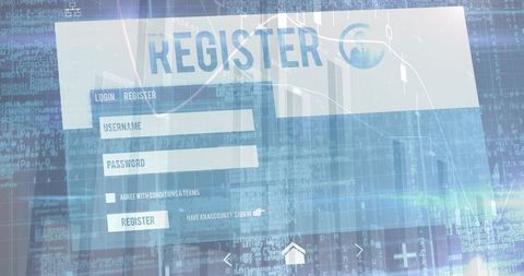 Digital Registration Interface with Data Visualization - Download Free Stock Images Pikwizard.com