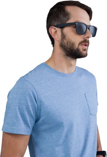 Male Model Wearing Sunglasses on Transparent Background - Download Free Stock Videos Pikwizard.com