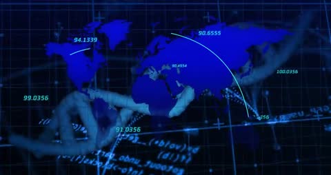 Global Network and Data Flow Visualization