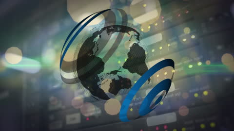 Digital Transformation Global Network Concept