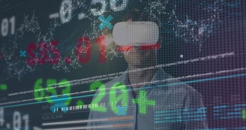 Virtual Reality Headset Enhancing Big Data Visualization - Download Free Stock Images Pikwizard.com