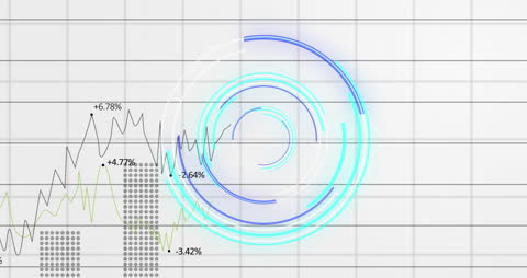 Digital Interface HUD with Data Display Elements