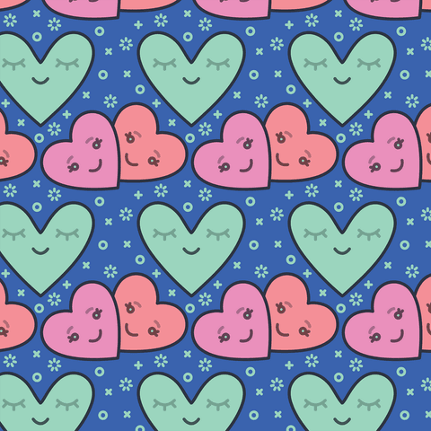 colorful heart pattern on transparent background - Download Free Stock Videos Pikwizard.com