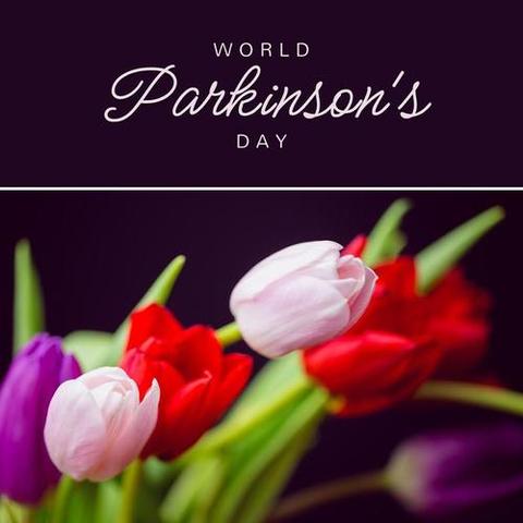 World Parkinson's Day with Vibrant Tulips Symbolizing Hope and Awareness - Download Free Stock Templates Pikwizard.com